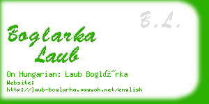 boglarka laub business card